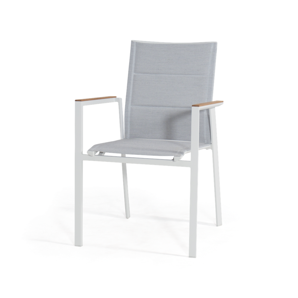 Florence Batyline Dining Chair — White