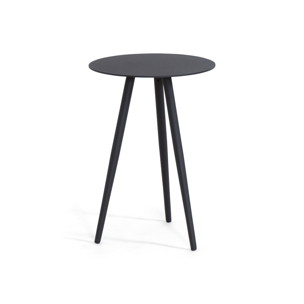 Reno Side Table 42cm — Charcoal
