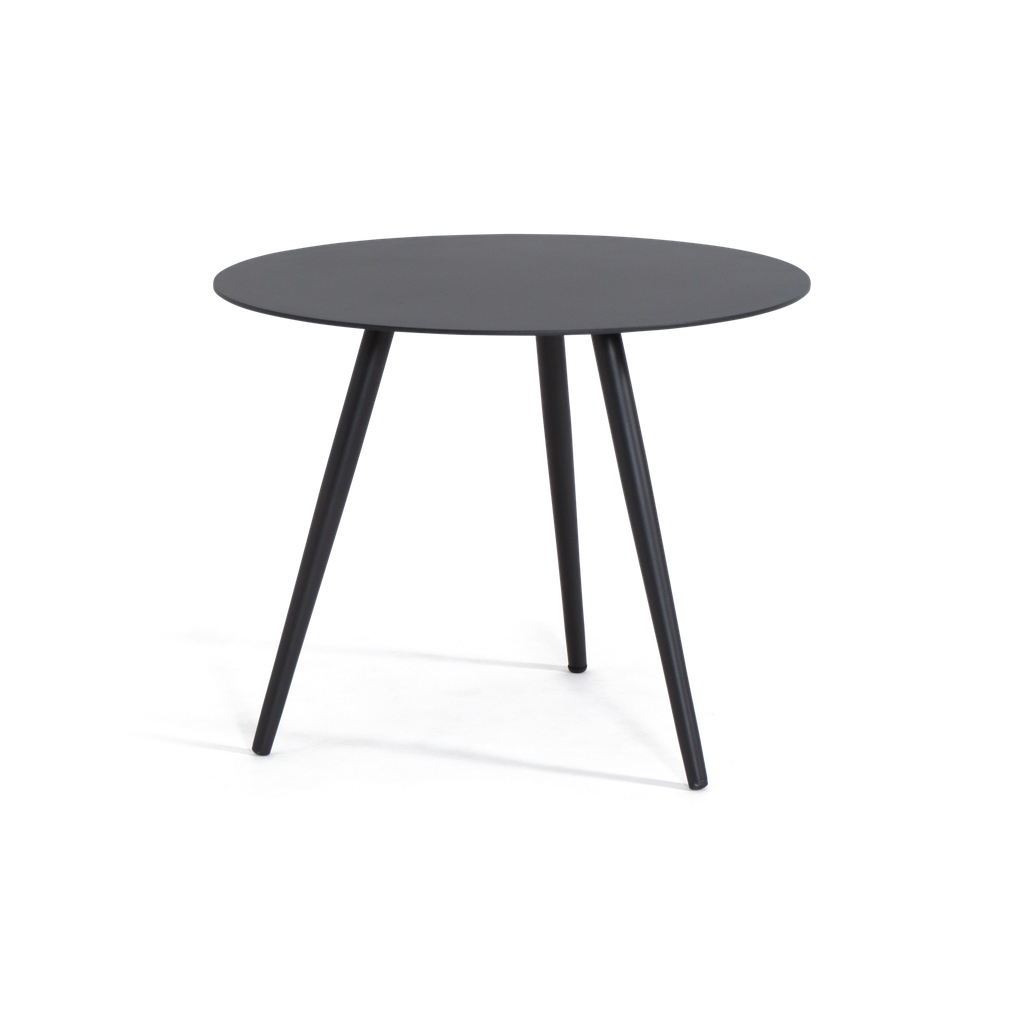 Reno Side Table 60cm — Charcoal
