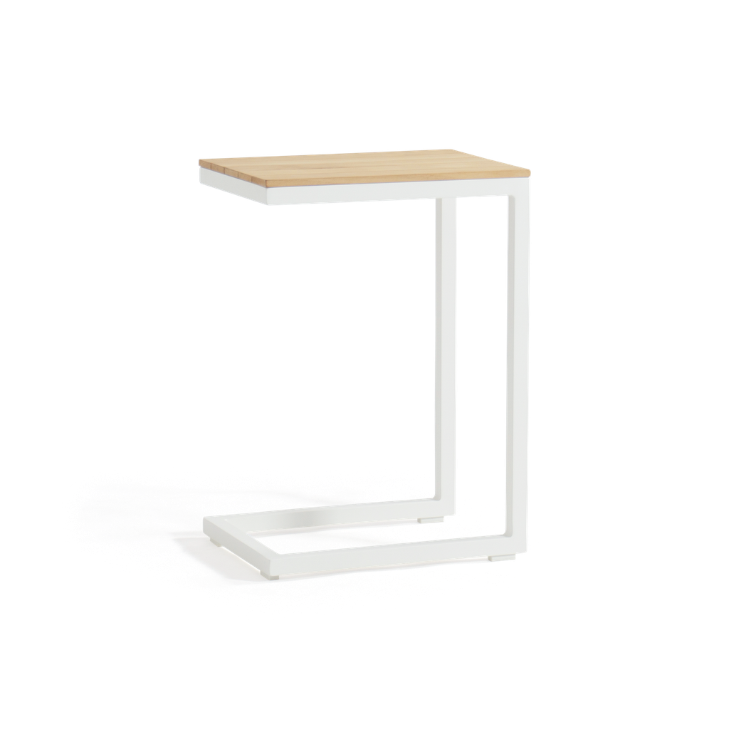 Denver Side C Table (White)
