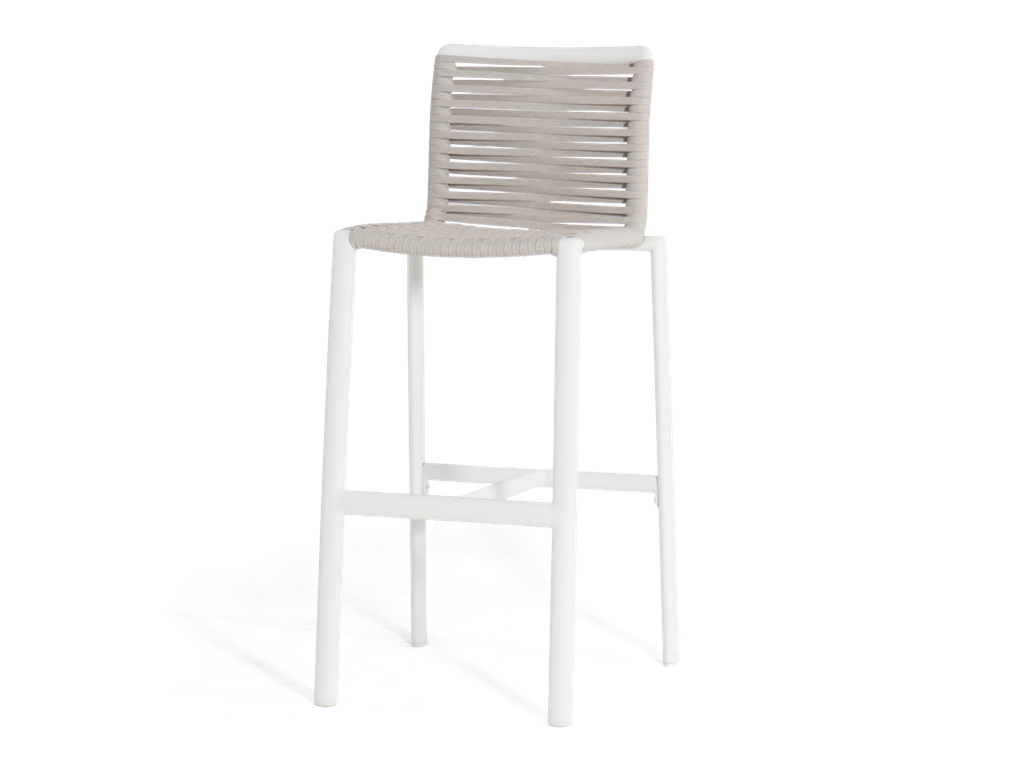 Sonoma Rope Bar Stool (White)