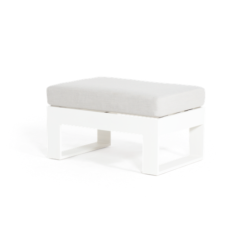 Apollo Lounge Ottoman (White)