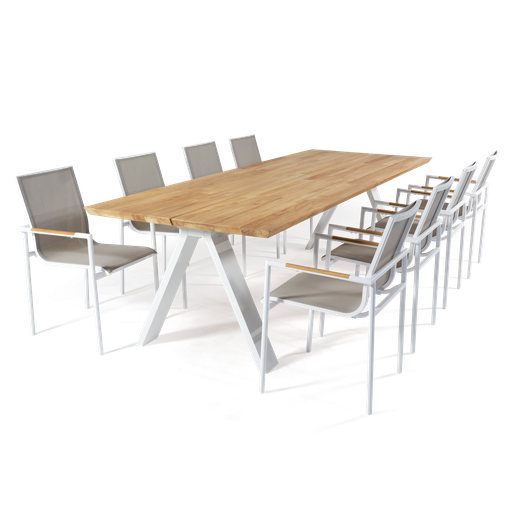Norway & Jasper 9pc Setting (White)