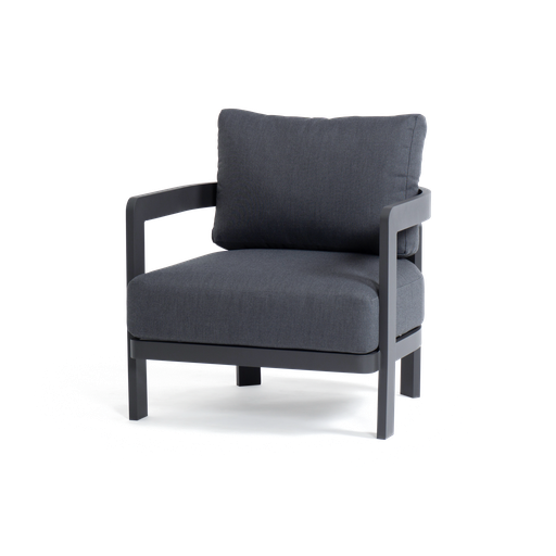Santorini Lounge Armchair (Charcoal, Charcoal)