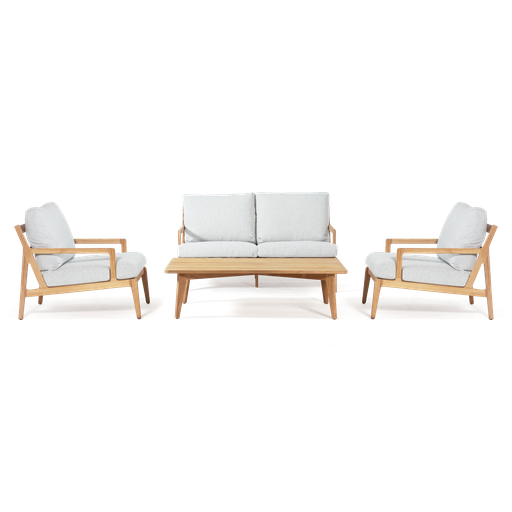 Madison Lounge 4-Seat Setting (White)