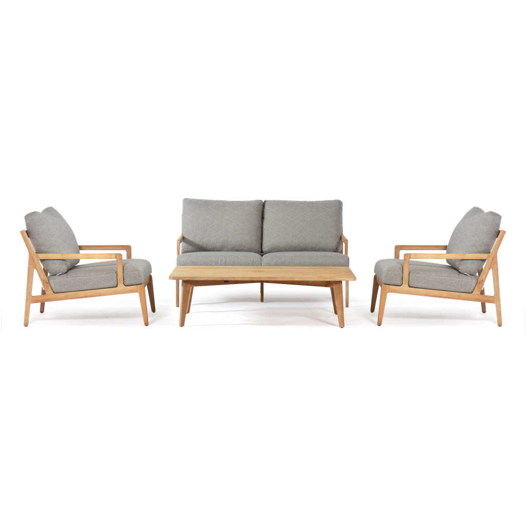 Madison Lounge 4-Seat Setting (Patterned Taupe)