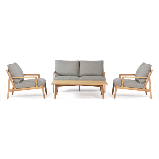 Madison Lounge 4-Seat Setting (Patterned Taupe)