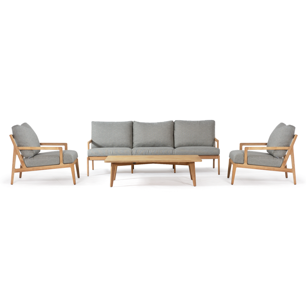 Madison Lounge 5-Seat Setting (Patterned Taupe)