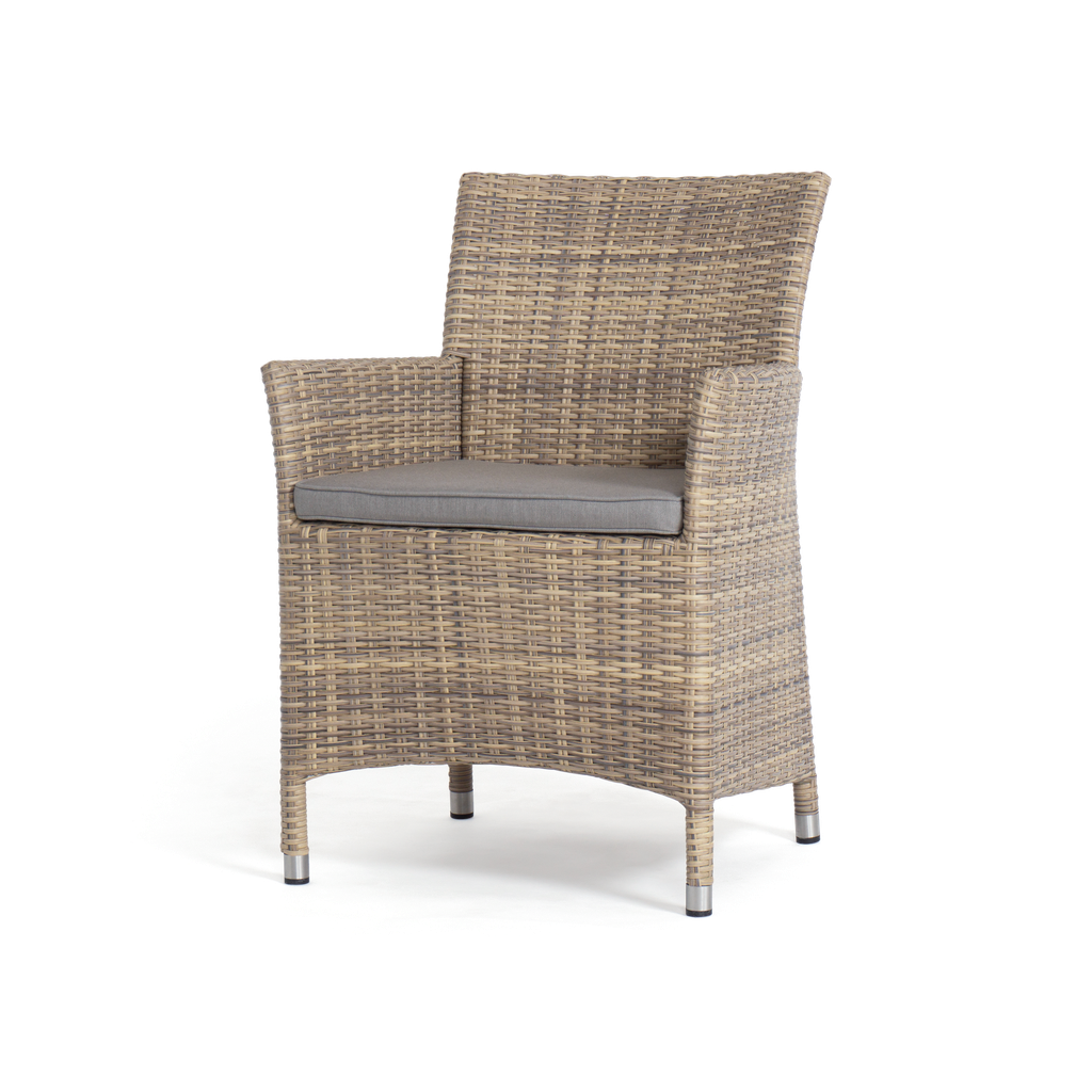 Amalfi Dining Chair (with Cushion) — Natural