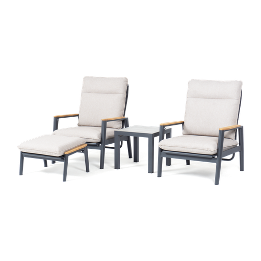 Calais Lounge Reclining Chat Set