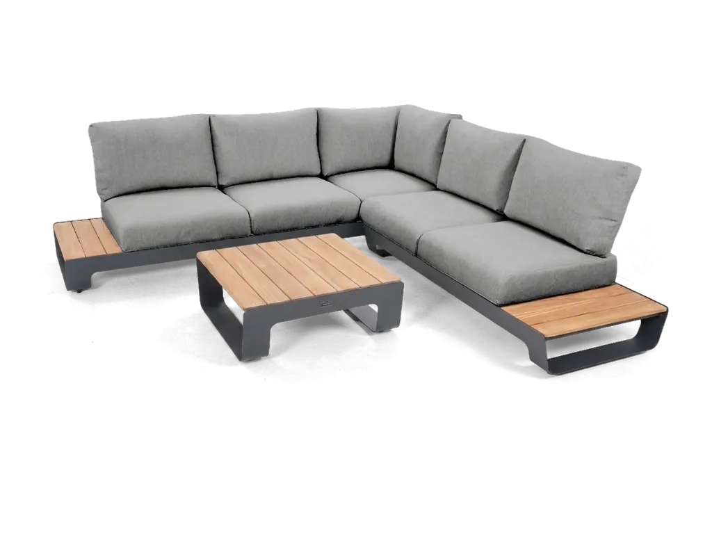 Brooklyn Lounge 5-Seat — Charcoal, Grey