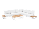 Brooklyn Lounge 6-Seat (White, White)