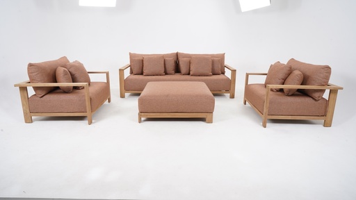 New York Lounge 4pc Setting (Rust)