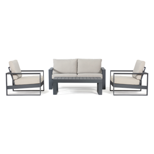 Apollo Lounge 4-Seat Setting (Charcoal)
