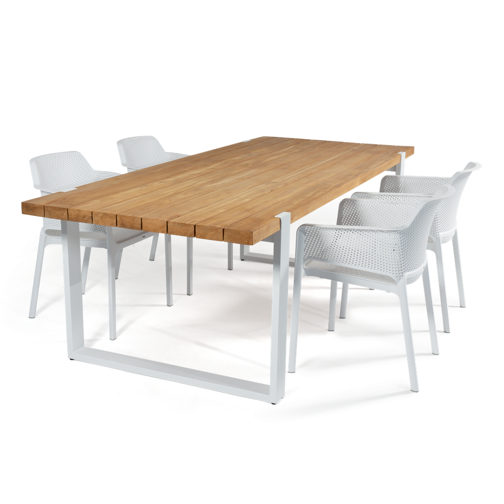 Hunter & Net 5pc Setting (White)