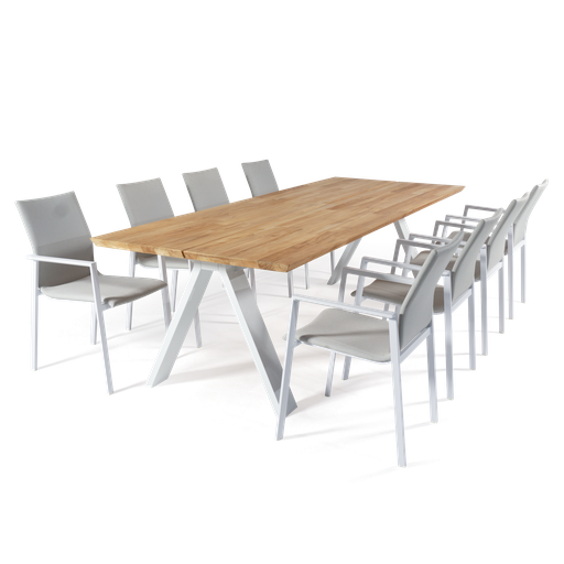 Norway & Seville 9pc Setting (White)