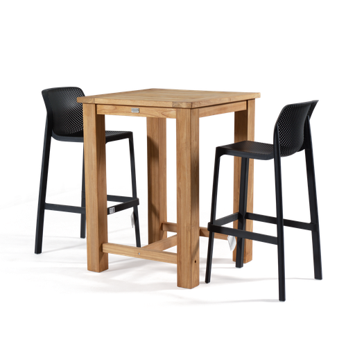 Yarri Bar & Net Stool 3pc Setting (Charcoal)