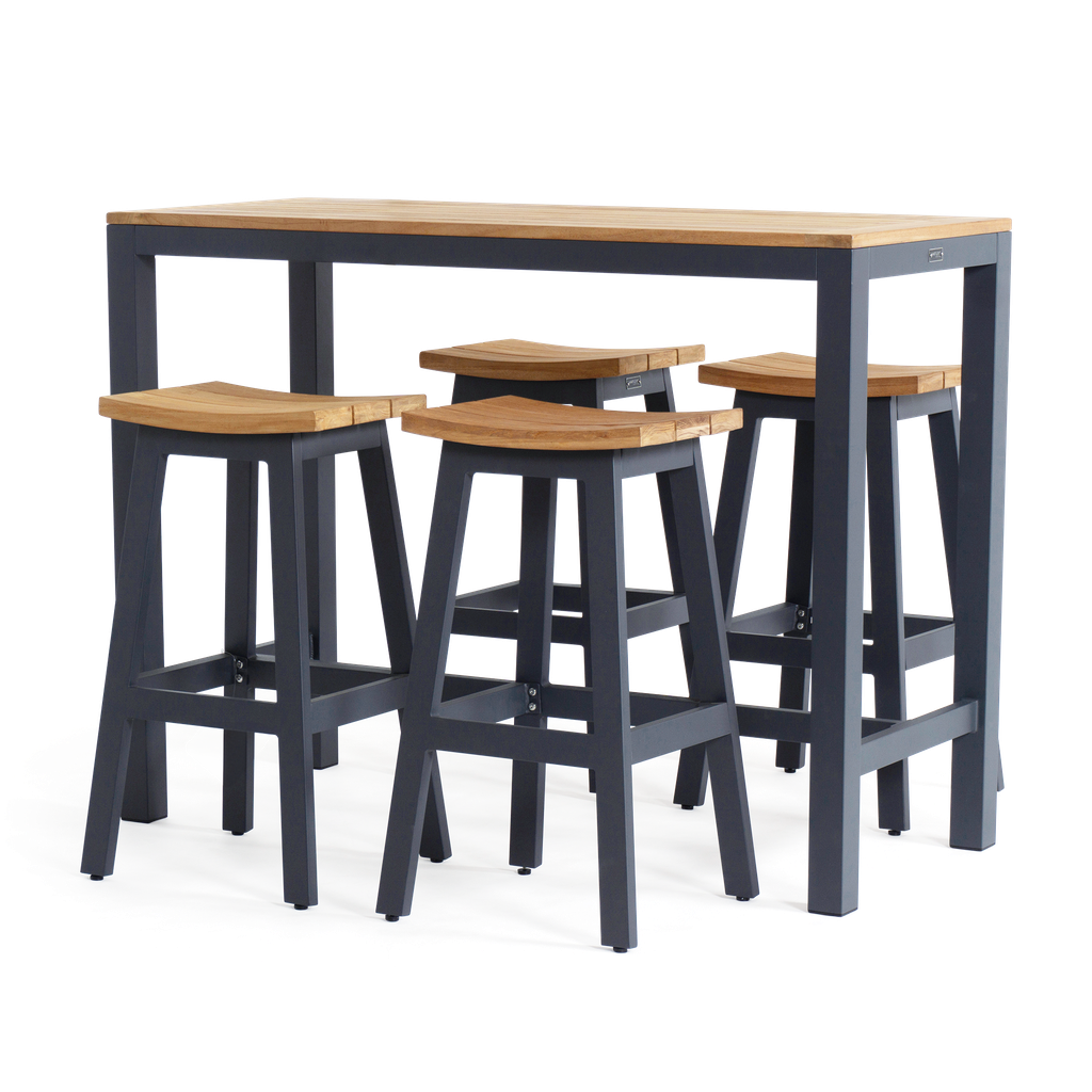 York Bar 5pc Setting (Charcoal)