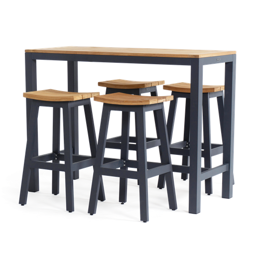 York Bar 5pc Setting (Charcoal)