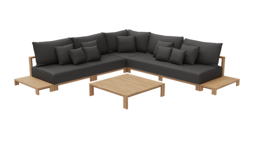 New York Modular Lounge 7-Seat Setting (Charcoal)