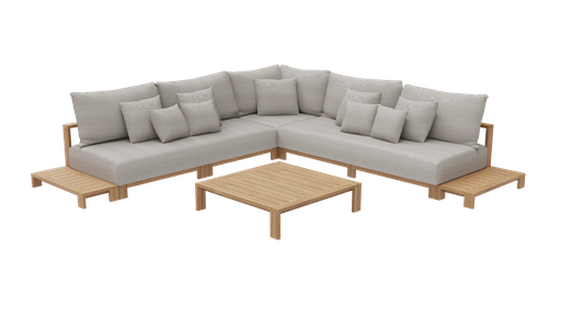 New York Modular Lounge 7-Seat Setting (Wheat)