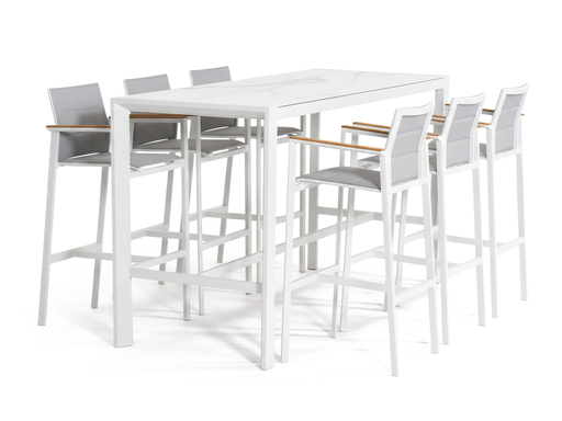 Florence Bar & Batyline 7pc Setting (White)