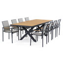 Seville Teak Extension & Jasper 9pc