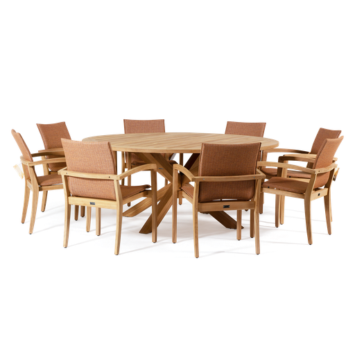 Onslow & Veneto 9pc Setting (Rust)