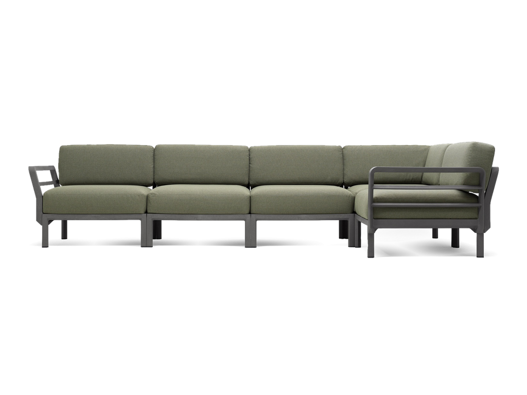 Maximo Lounge 5pc — Basalto, Sunbrella® Timo