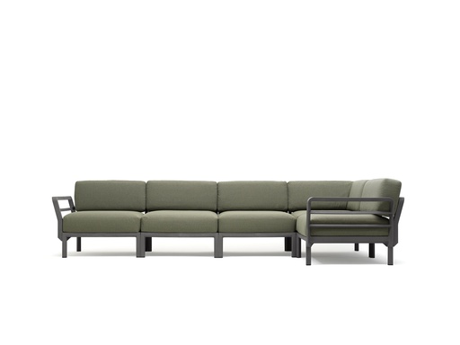 Maximo Lounge 5pc (Basalto, Sunbrella® Timo)
