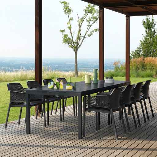 Rio 210 & Net 9pc Setting (Charcoal)