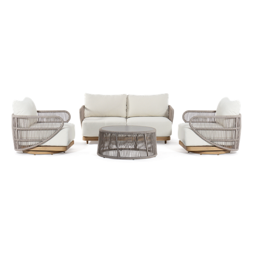 Tuscany Swivel Lounge Setting