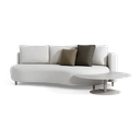 Riviera Lounge & Side Table Set (Left-side)