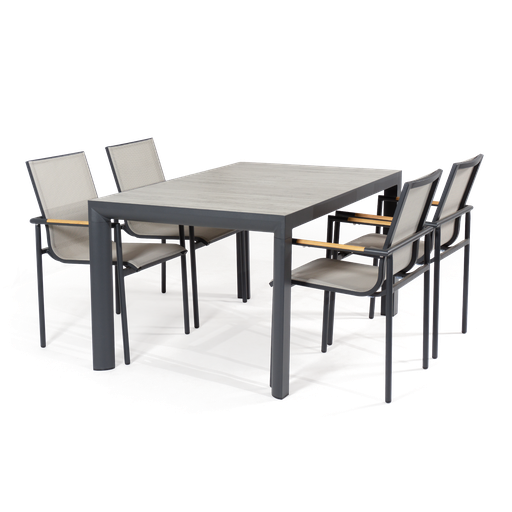 Seville & Jasper 5pc Setting (Charcoal)