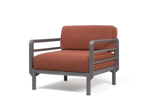 Maximo Armchair (Basalto, Sunbrella® Cannella)