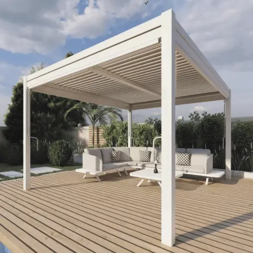 Retreat Gazebo 3x3m (White)