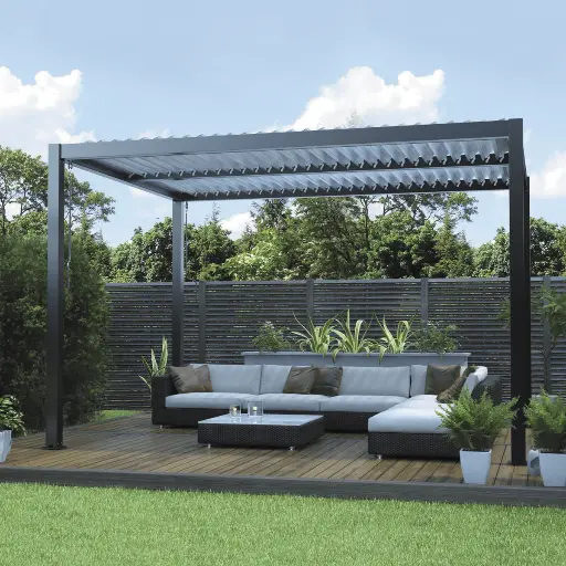 Retreat Gazebo 4x3m (Charcoal)