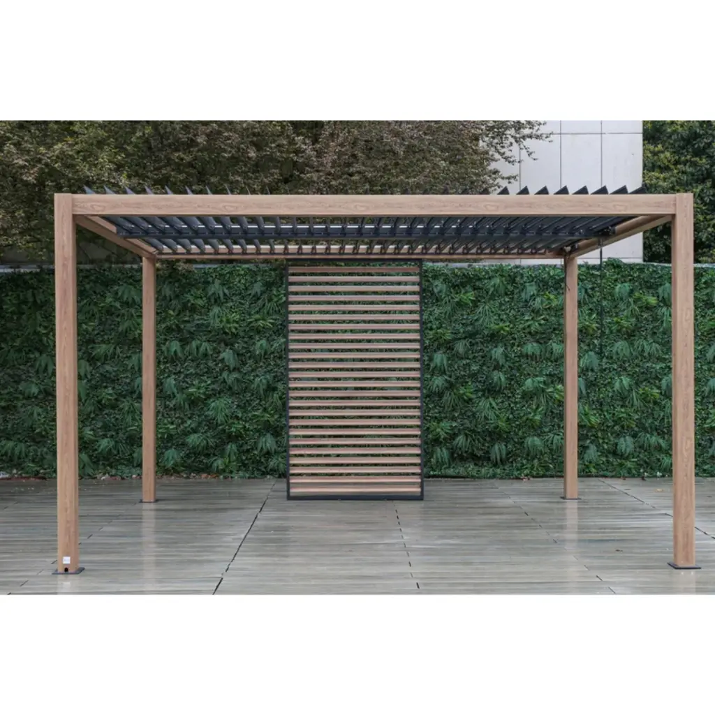 Retreat Gazebo 4x3m — Timber Look