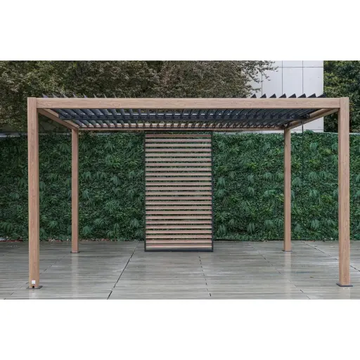 Retreat Gazebo 4x3m (Timber Look)