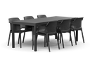 Rio 140 Extension & Net Chair (Charcoal, Charcoal)