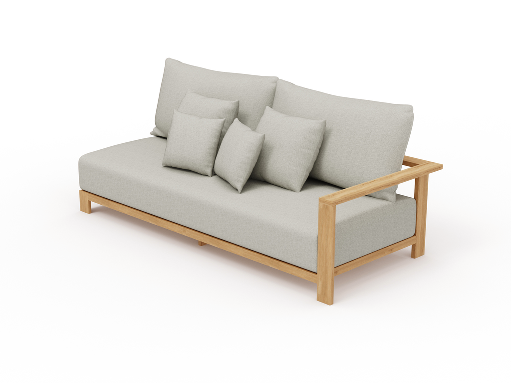 New York Lounge 3 Seater Left-arm (Wheat)