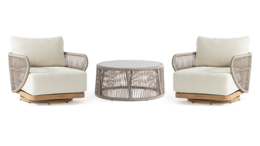 Tuscany Swivel Lounge 3pc