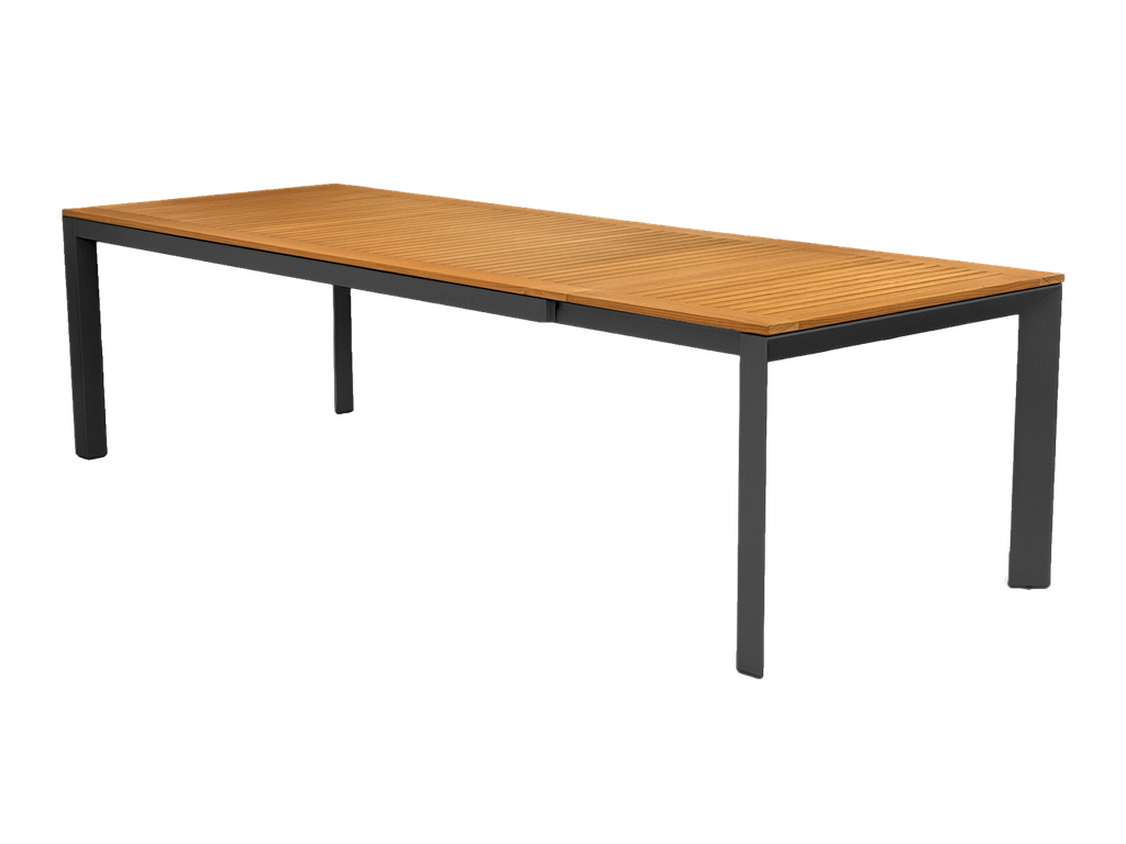 Zurich Extension Table 160 — Charcoal
