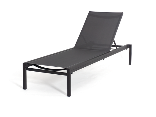 Pacific Wheeled Sunlounge (Charcoal)