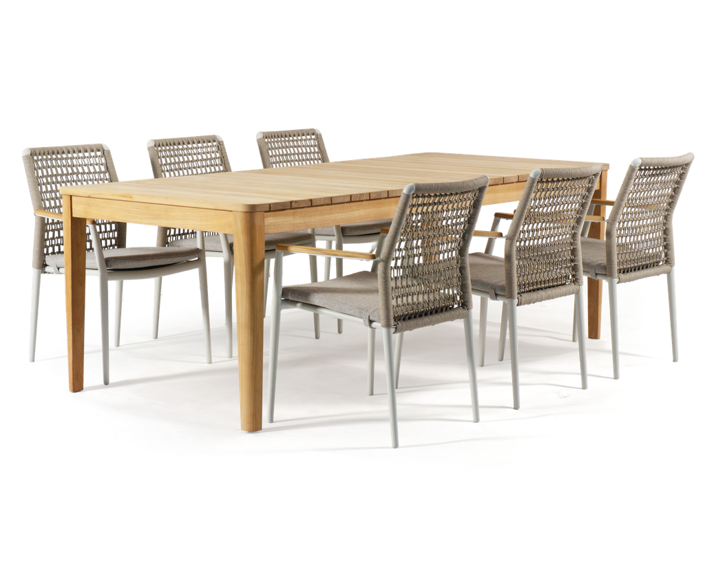 Torbay & Milan 7pc Dining Set