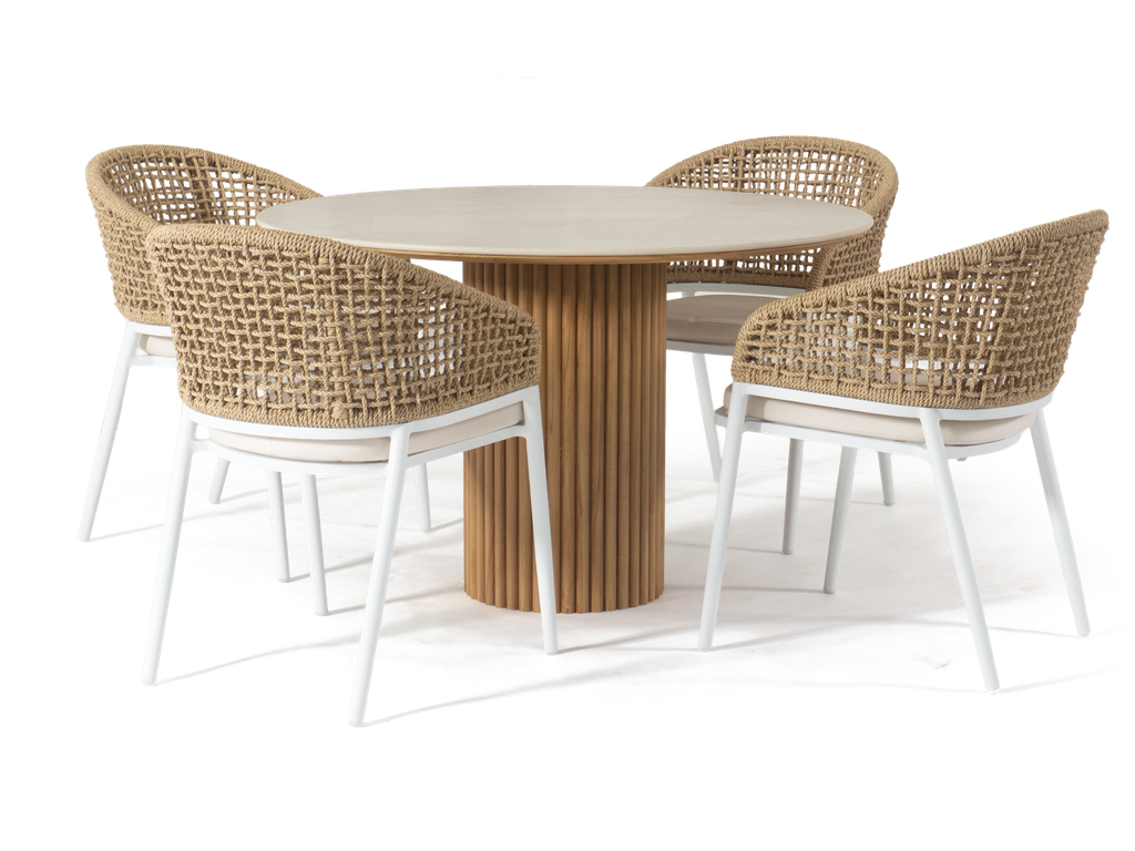 Tripoli & Bari 5pc Dining Setting