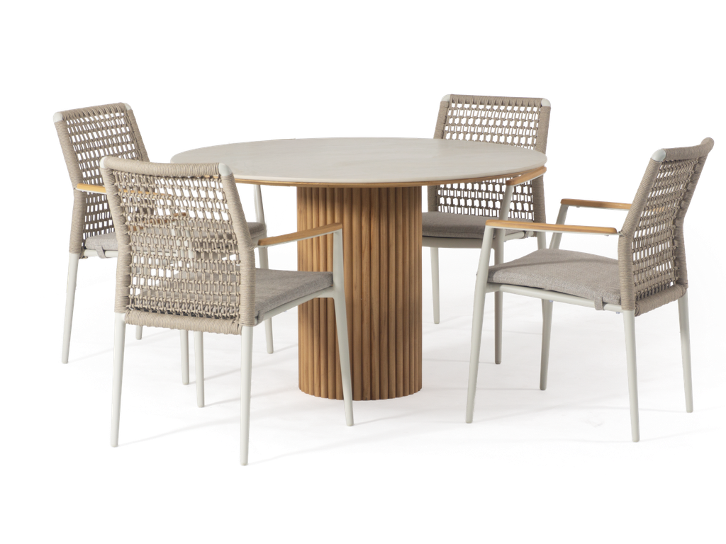 Tripoli & Milan 5pc Dining Setting