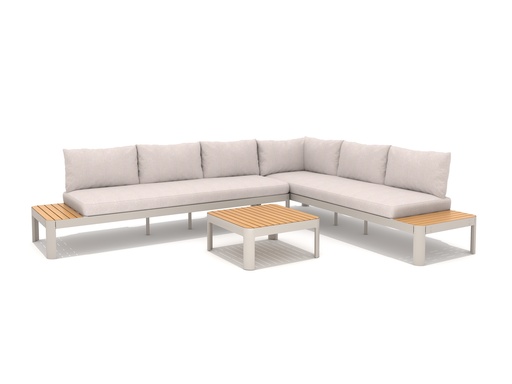 Portals 6-seat Corner Lounge Setting (Champagne)