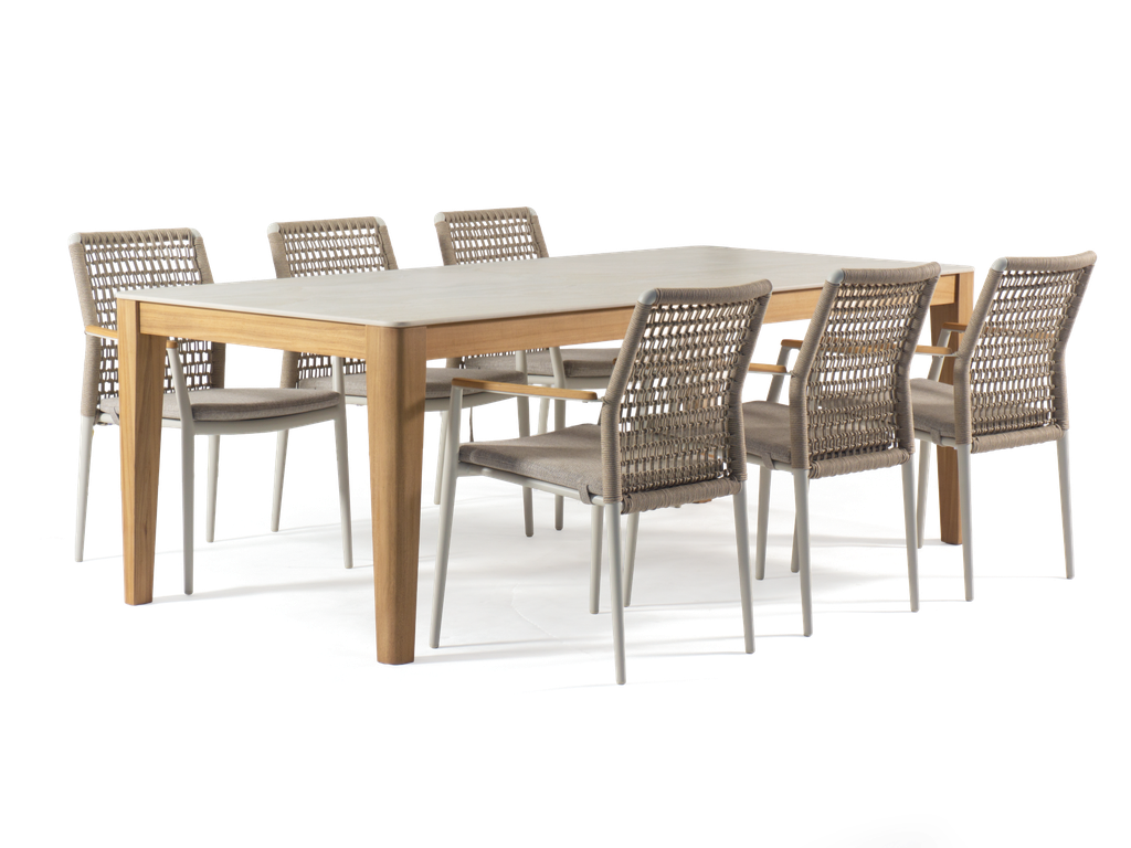 Torbay Ceramic & Milans 9pc Dining Setting