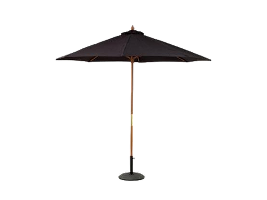Como Centrepost Umbrella — Black